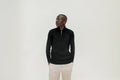 Riviera Quarter Zip | Black