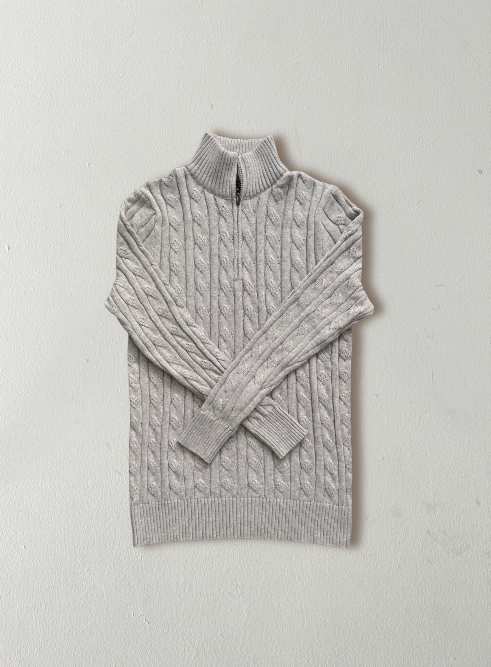 Q-zip: Men's Casual Pullover | Marle Grey