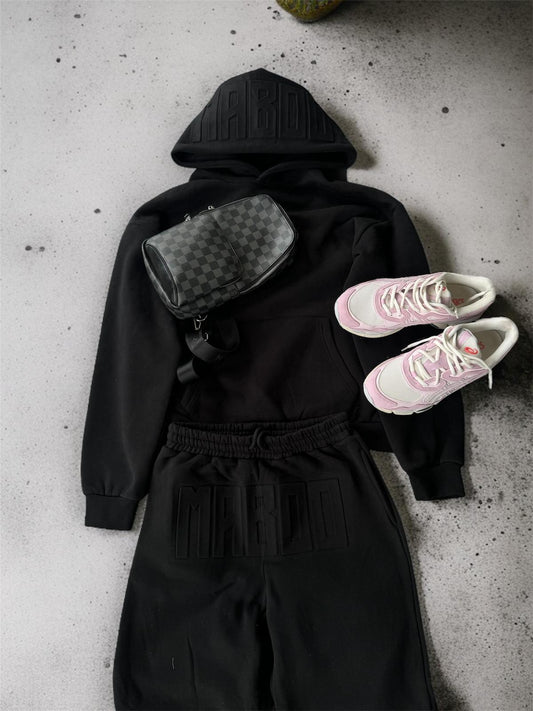 Maboo Black Fleece Joggers